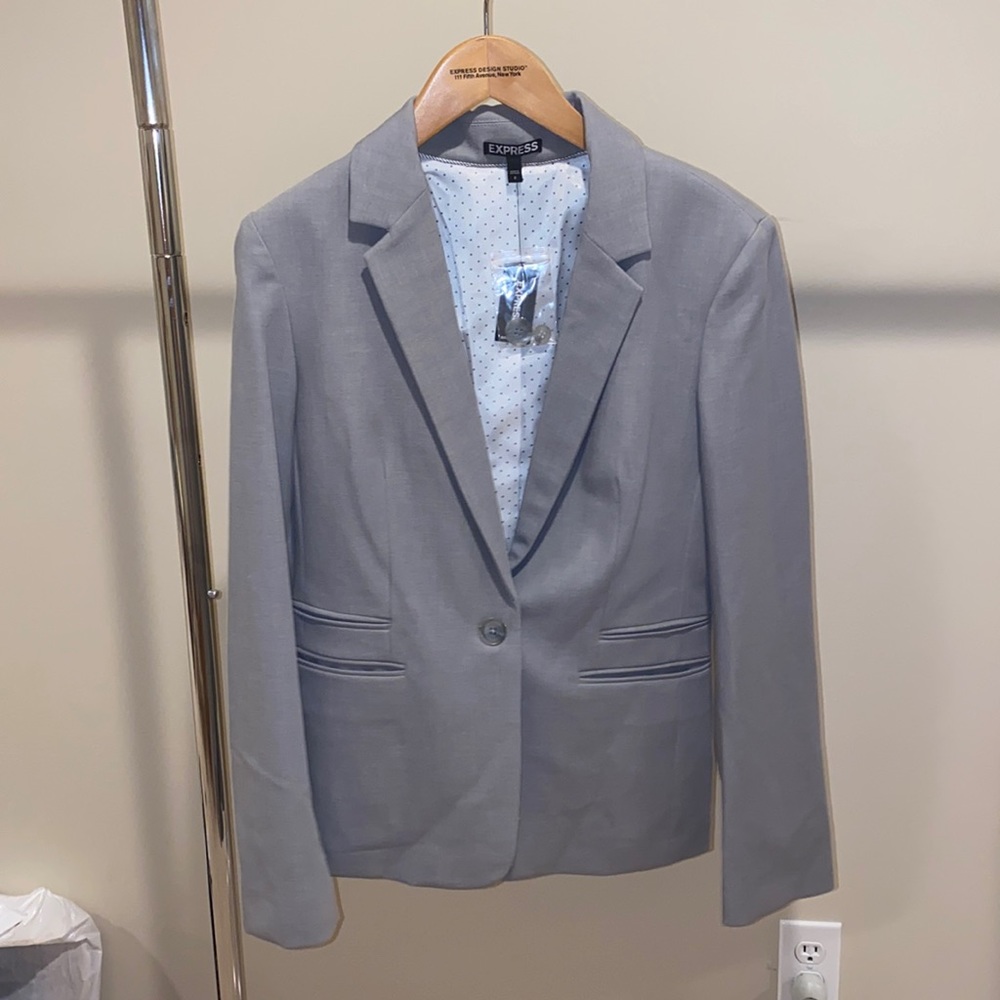 Gray blazer express size 8